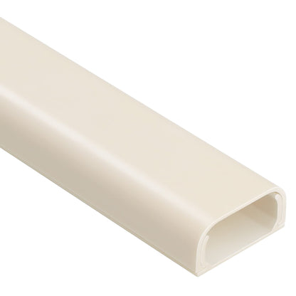 ZhiYo 85" Cord Cover for 1 Wire, Mini White Cord Hider Wall, 0.5"W x 0.3"H