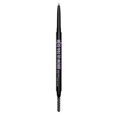 Maybelline Express Brow Ultra Slim Eyebrow Makeup, Brow Pencil with Precision Tip and Spoolie for Defined Eyebrows, Soft Brown 255, 1 Count