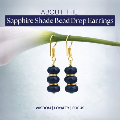 Gempires Beaded Gemstone Dangle Earrings for Women, Boho Gold Birthstone