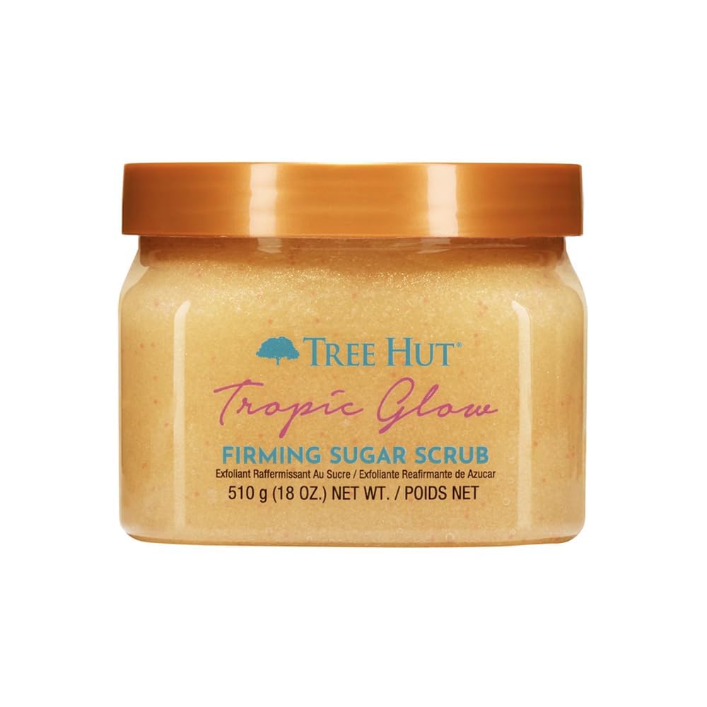 Tree Hut Vanilla Body Scrub, Exfoliating Sugar Scrub, Vegan, 18 Oz