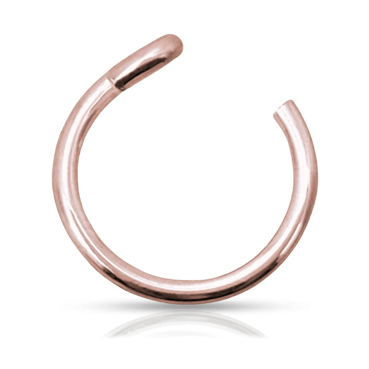 925 Sterling Silver or 14k Gold Filled Fake Clip on Nose Ring