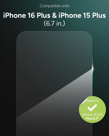 ZAGG Glass+ Screen Protector for iPhone 17