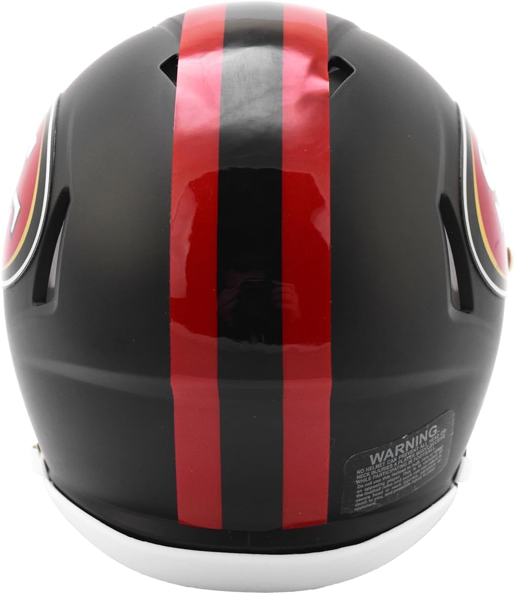 San Francisco 49ers Black 2025 Rivalries Revolution Speed Mini Football Helmet - New in Riddell Box