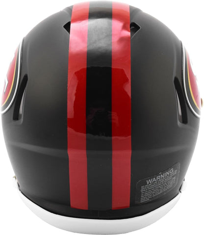 San Francisco 49ers Black 2025 Rivalries Revolution Speed Mini Football Helmet - New in Riddell Box