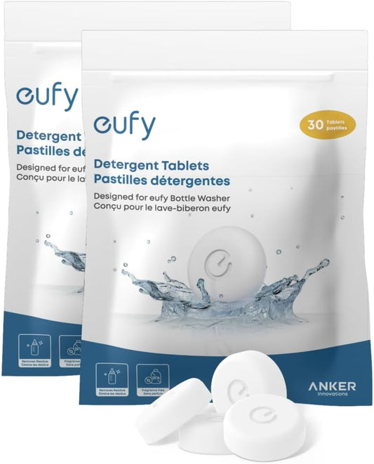eufy Baby Bottle Washer, Detergent Tablets, 60 Count (2-Pack)