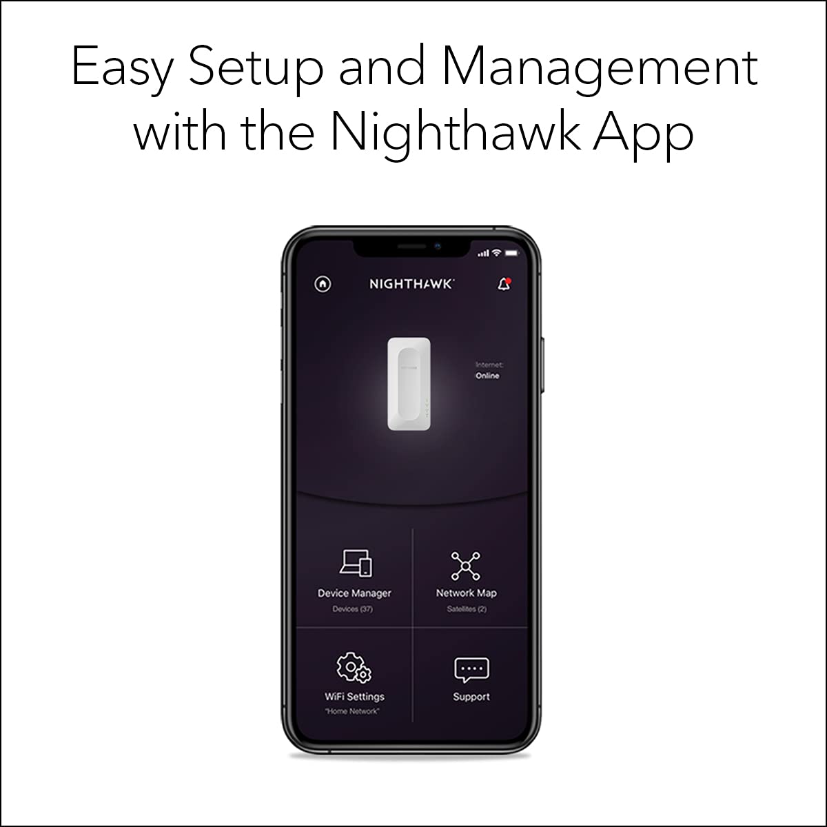 NETGEAR Nighthawk WiFi Extender EAX17, up to 1,500 sq ft, 3 Gbps