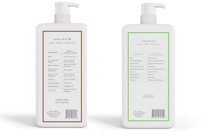 Native Body Wash 3 Pack - Natural Body Wash Women & Men - SLS & Paraben Free - Cucumber & Mint, Coconut & Vanilla, Lavender & Rose