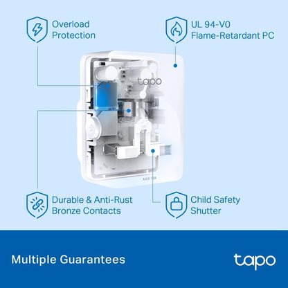 Tapo P110(4-pack) Smart Plug, Energy Monitoring WiFi Plug, Max 13A
