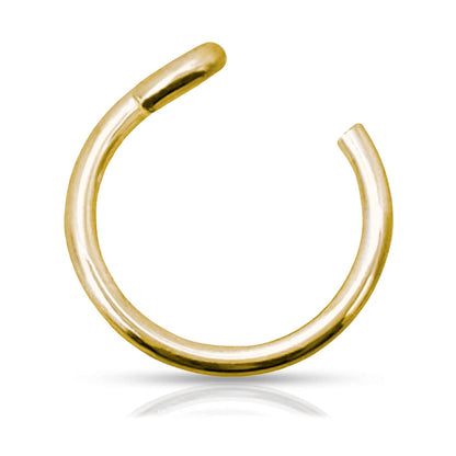 925 Sterling Silver or 14k Gold Filled Fake Clip on Nose Ring