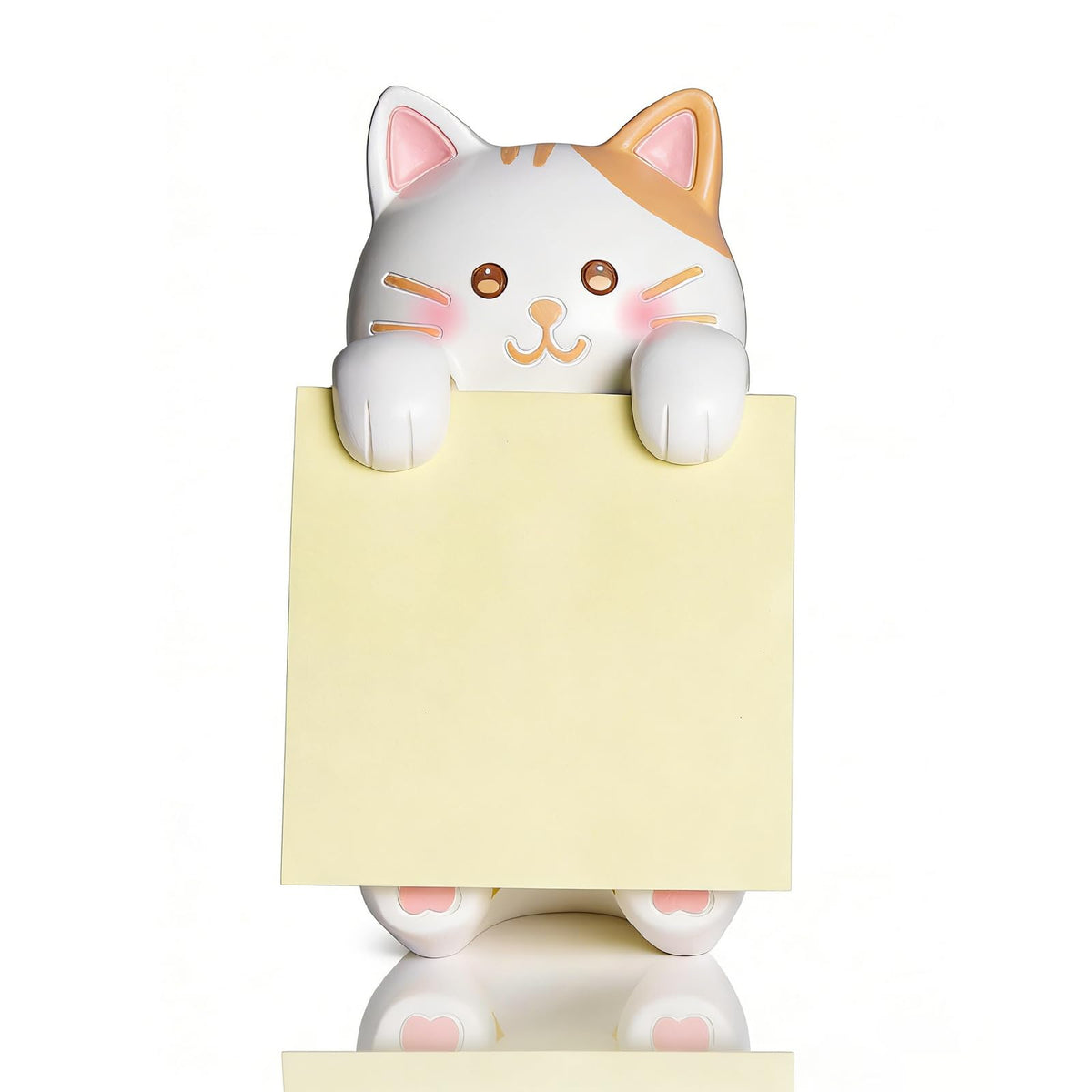 Dog Pop-Up Sticky Note Dispenser for 3x3 in Notes, Black & White