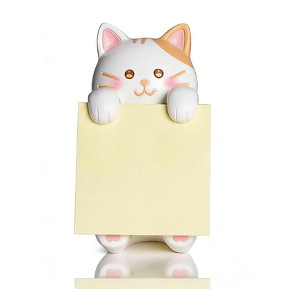 Dog Pop-Up Sticky Note Dispenser for 3x3 in Notes, Black & White