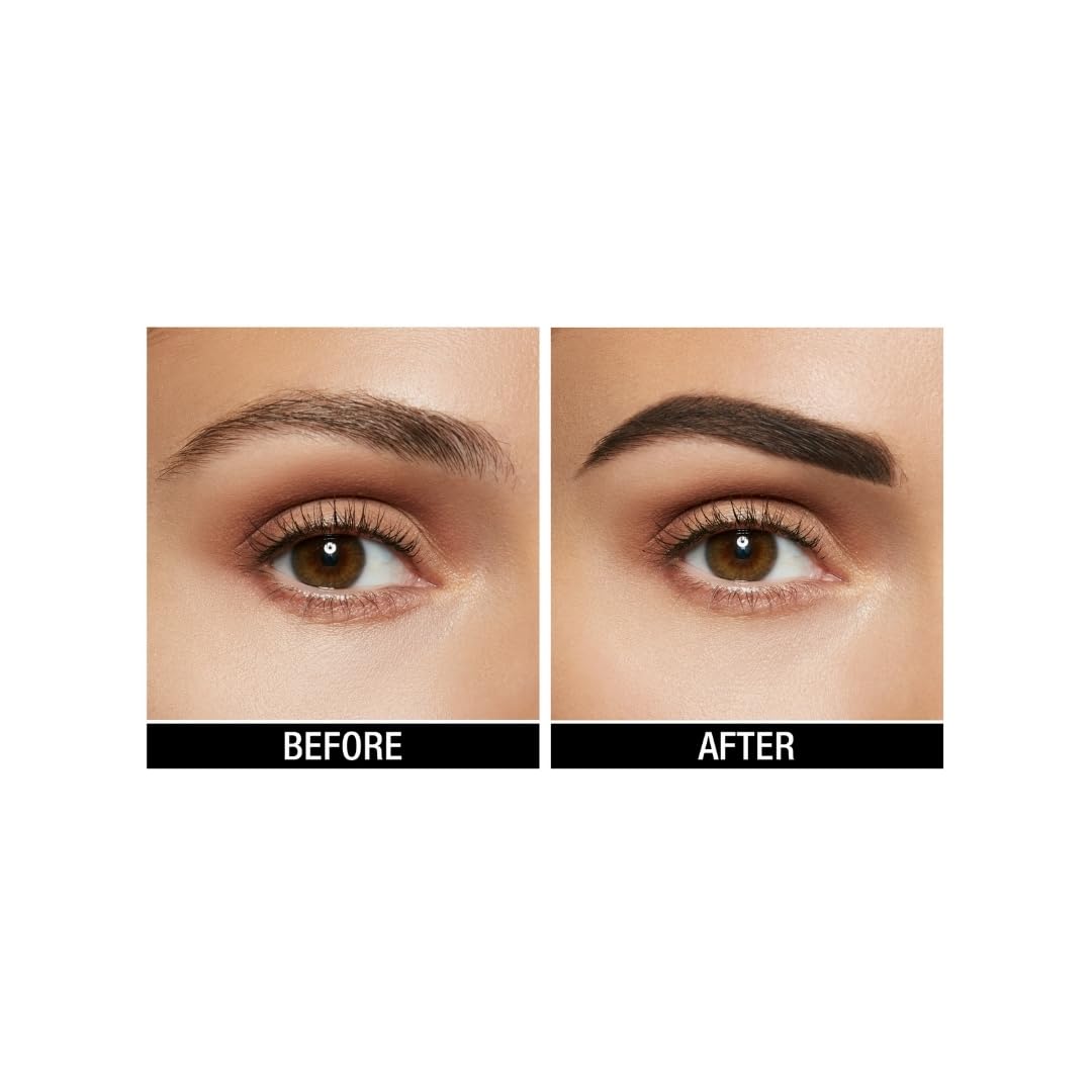 Maybelline Express Brow Ultra Slim Eyebrow Makeup, Brow Pencil with Precision Tip and Spoolie for Defined Eyebrows, Soft Brown 255, 1 Count