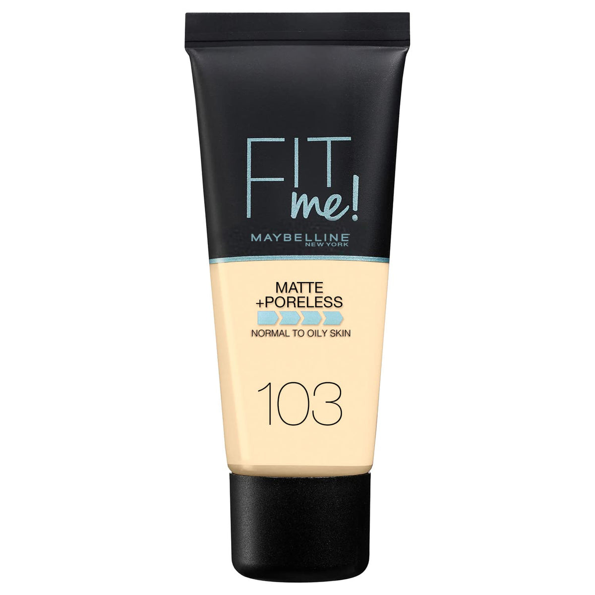 Maybelline Fit Me Matte + Poreless Liquid Oil-Free Foundation Makeup, Sun Beige, 1 Count (Packaging May Vary)