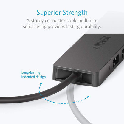 Anker USB Hub, 4-in-1 USB Splitter, 4 USB-A Ports with 5Gbps Data Transfer