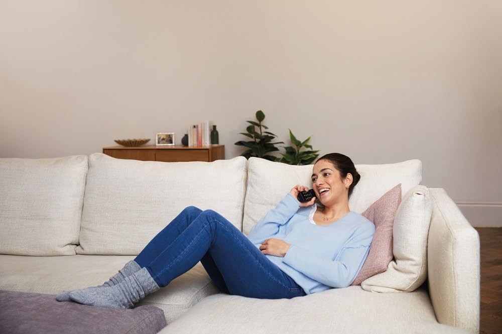 BT Everyday Cordless Landline House Phone, Home Phone, Basic Call Blocker, Do Not Disturb button, Trio Handset Pack