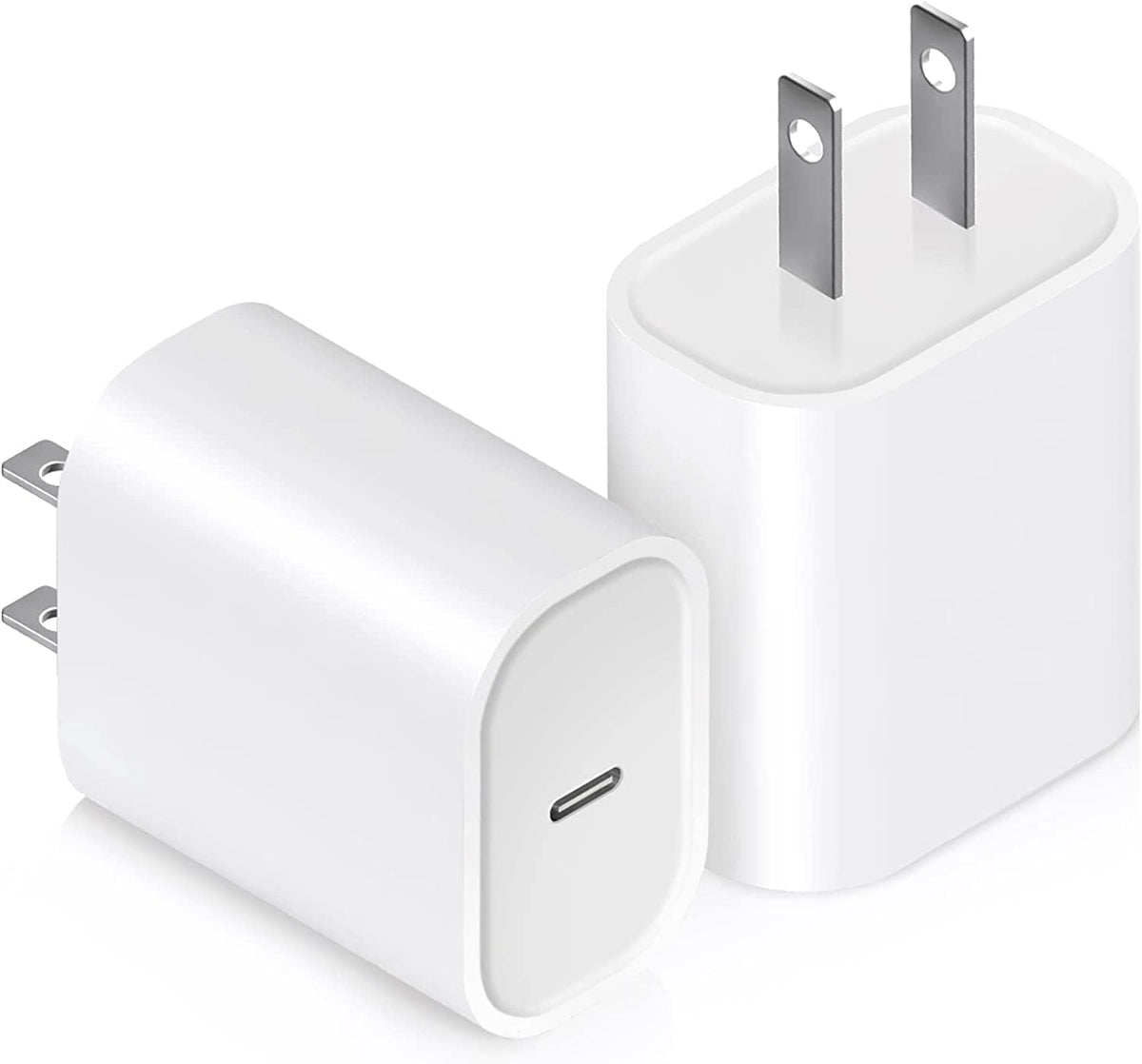 USB C Charger Block 20W, Ocupwei PD 3.0 Fast Charging Wall Charger USBC Power Adapter Type C Brick Cube for iPhone Duo/18/17/Pro/Pro Max/17 Air/ 16/16 Pro/16 Pro Max/15/Plus/Pro/Pro Max [2 Pack]