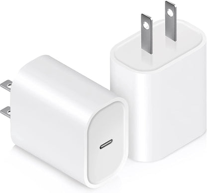 USB C Charger Block 20W, Ocupwei PD 3.0 Fast Charging Wall Charger USBC Power Adapter Type C Brick Cube for iPhone Duo/18/17/Pro/Pro Max/17 Air/ 16/16 Pro/16 Pro Max/15/Plus/Pro/Pro Max [2 Pack]