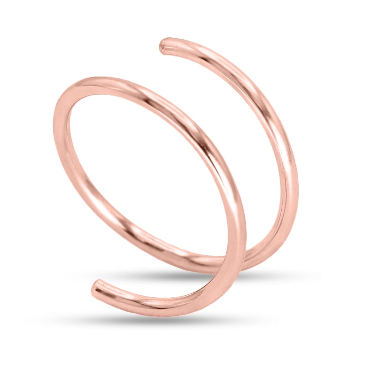Double Hoop Nose Ring, 14K Gold Filled/Sterling Silver,20G/22G,6mm/7mm/8mm
