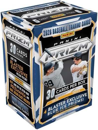 2026 Panini Prizm Baseball Blaster Box – 6 Packs, 5 Cards Per Pack, 30 Cards Total