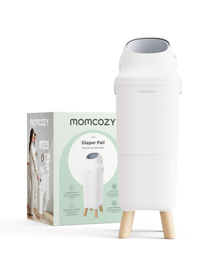 Momcozy 13 Gallon Drawstring Diaper Pail Bags, 45 Count, Ultra Thick