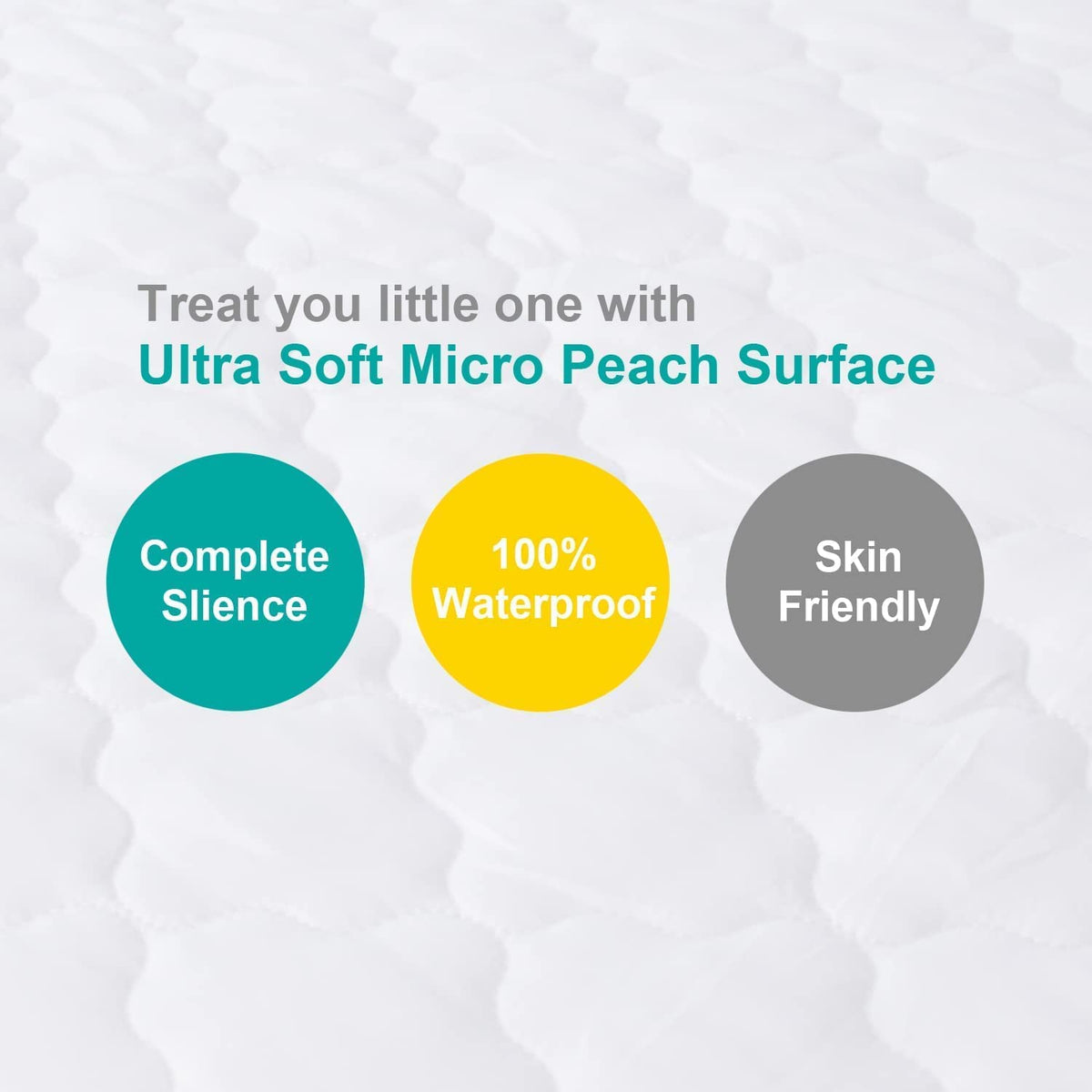 Crib Mattress Protector Sheets Fitted Waterproof Mattress Pad Cover 2 Pack