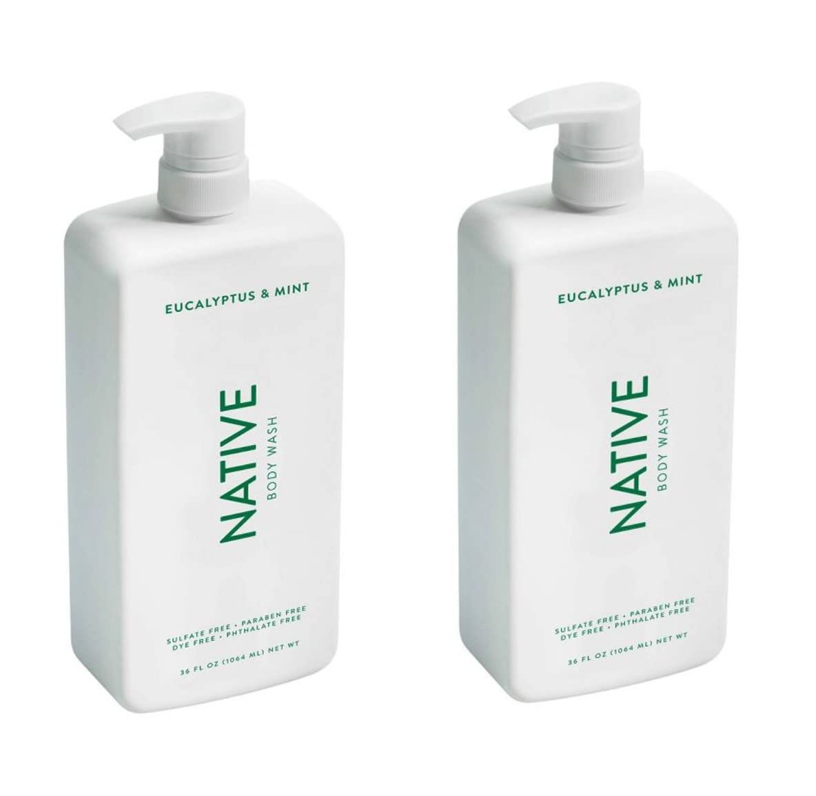 Native Body Wash 3 Pack - Natural Body Wash Women & Men - SLS & Paraben Free - Cucumber & Mint, Coconut & Vanilla, Lavender & Rose