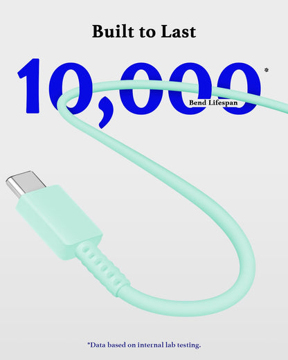 Type C Charger Fast Charging 2-Pack 25W Long 6FT USB C Cable