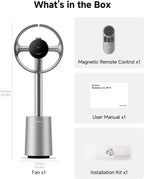 dreame Bladeless Tower Fan MF10 for Bedroom with 270° Spatial Airflow