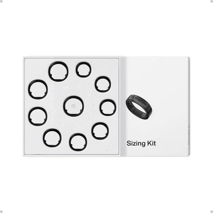 RingConn Gen 3 Smart Ring - Vascular Trends(Size 8, Future Silver)
