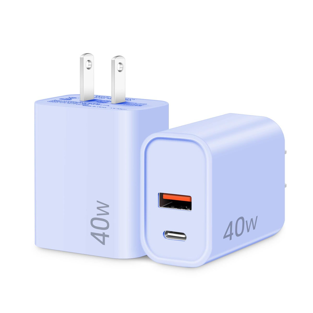 [4 Pack] 20W USB C Charger Block Fast Charging Multiport Adapter