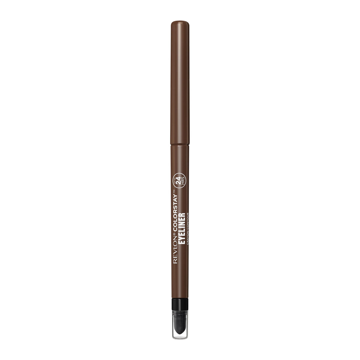 Revlon ColorStay Pencil Waterproof Eyeliner, 202 Black Brown, 0.01 oz