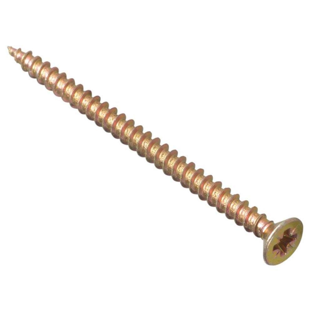 ForgeFix Multi-Purpose Single Thread Screws | 5.0 x 60mm | Zinc | Box 100