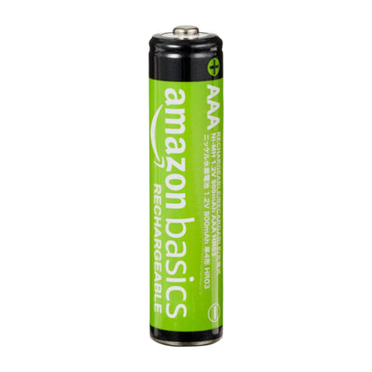 Amazon Basics 16-Pack Rechargeable AA NiMH Batteries, 2000 mAh, 1.2V, Recharge up to 1000x Times, Pre-Charged