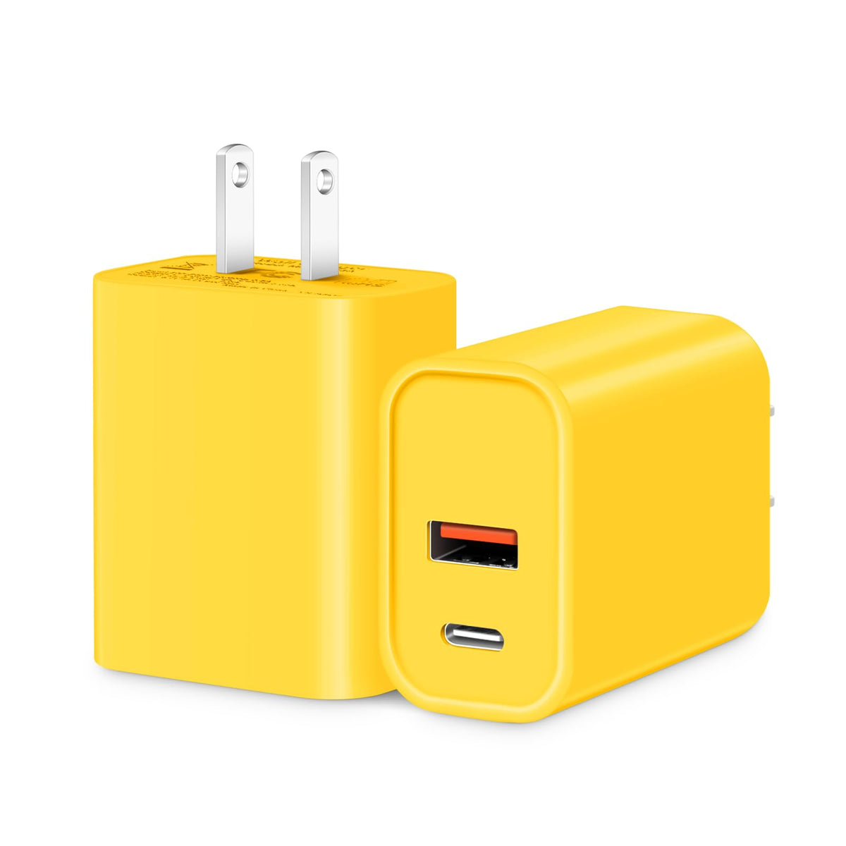 [4 Pack] 20W USB C Charger Block Fast Charging Multiport Adapter