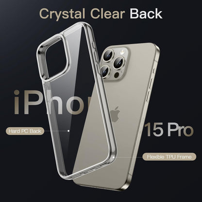 JETech Case for iPhone 15, Anti-Yellowing, Green