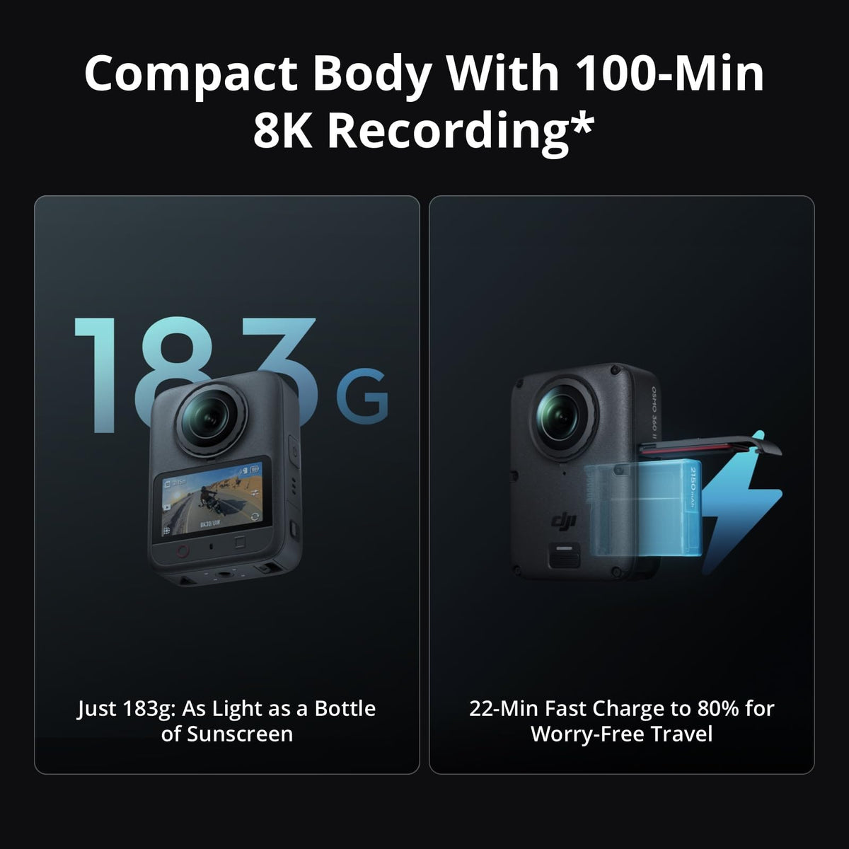 DJI Osmo Action Quick-Release Adapter Mount, Compatibility: Osmo 360, Osmo Action 3, Osmo Action 4, Osmo Action 5 Pro