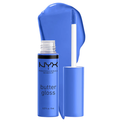 NYX PROFESSIONAL MAKEUP Butter Gloss, Non-Sticky Lip Gloss - Sugar Glass ,Clear