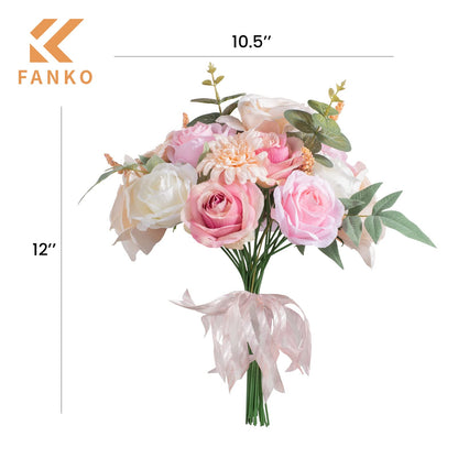 Fall Artificial Flowers DIY Bouquet Combo Faux Rose for Home Decor