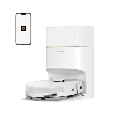 dreame D20 Pro Plus Robot Vacuum and Mop, Detangling DuoBrush for Pet Hair