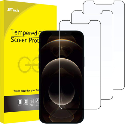 JETech Screen Protector for iPhone SE 3/2 (2022/2020), 3-Pack