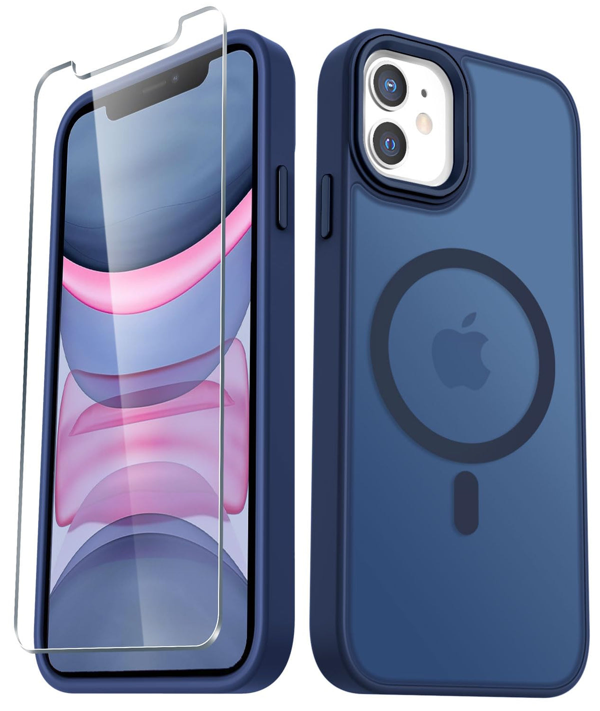 for iPhone 14 Plus Case, Matte Magnetic Phone Case, Lavender Purple
