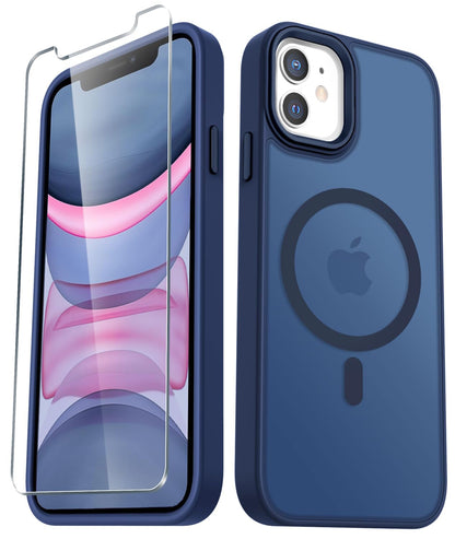 for iPhone 14 Plus Case, Matte Magnetic Phone Case, Lavender Purple