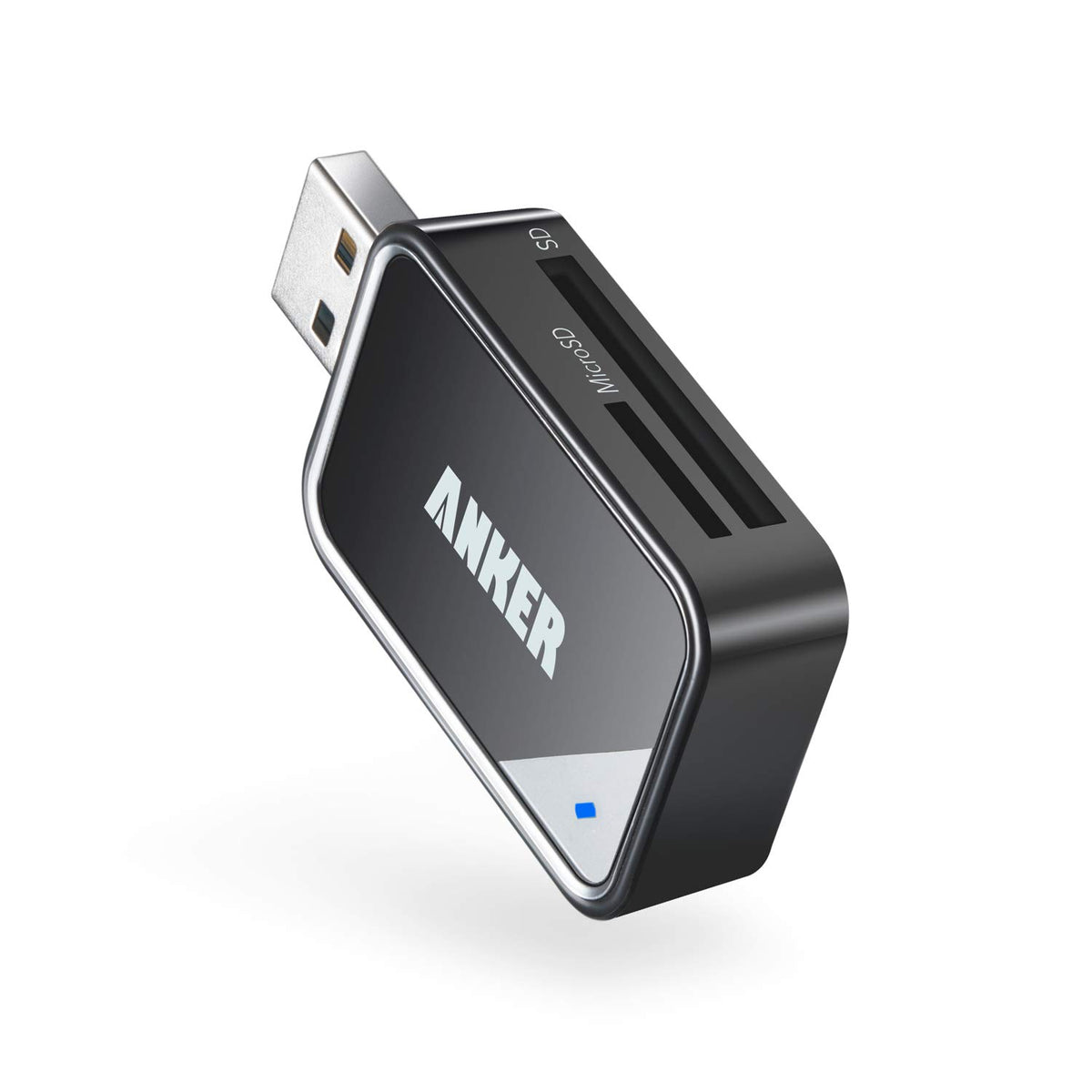 Anker SD Card Reader USB C, Dual Slots USB Type C to Micro SD Card Adapter