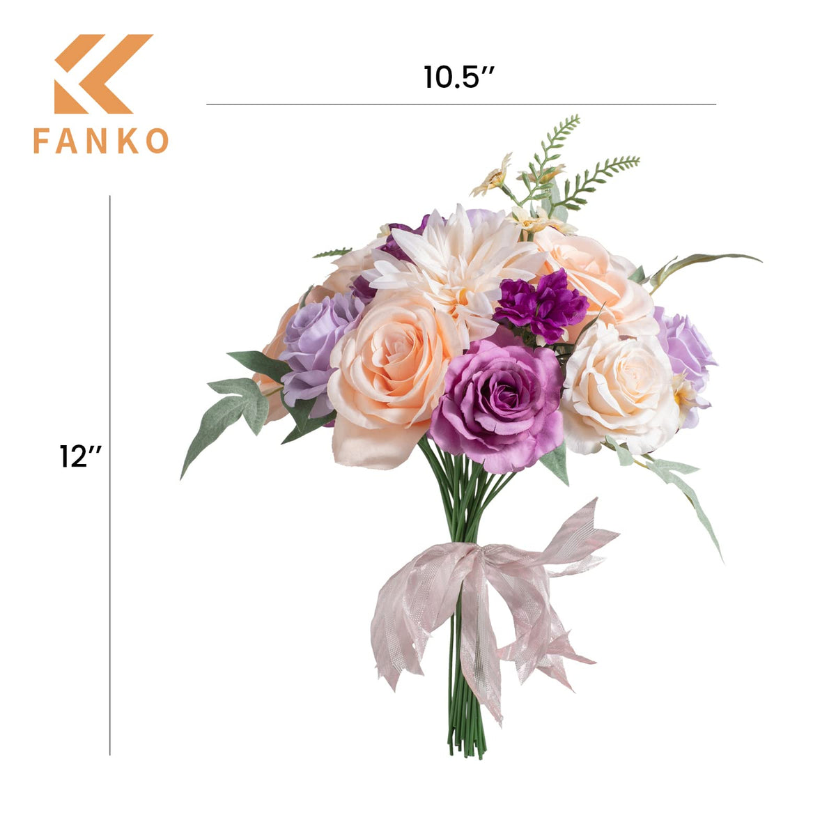 Fall Artificial Flowers DIY Bouquet Combo Faux Rose for Home Decor