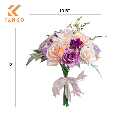 Fall Artificial Flowers DIY Bouquet Combo Faux Rose for Home Decor