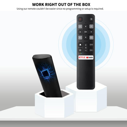 Replacement Remote Control for Hisense Smart Google TV，for Hisense UHD 4K ULED Google TVs