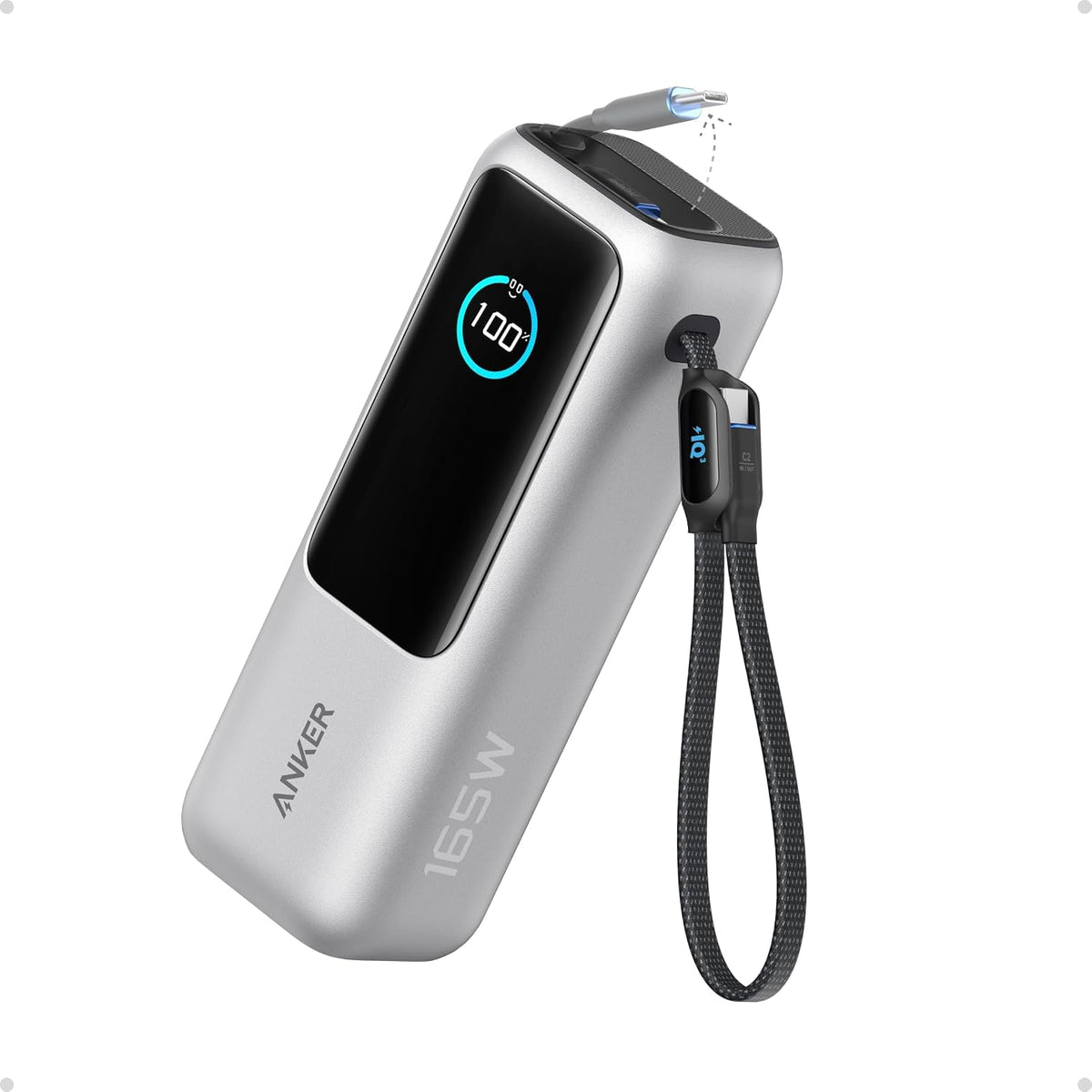 Anker Laptop Power Bank, 25,000mAh Travel Essential with 165W Total Output
