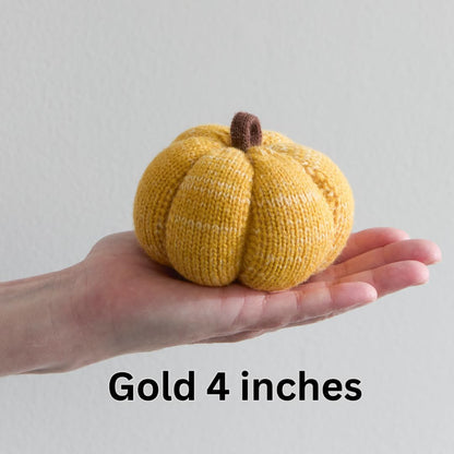Mini Knit Pumpkins Set of 5, Fall Décor (Autumn Set)
