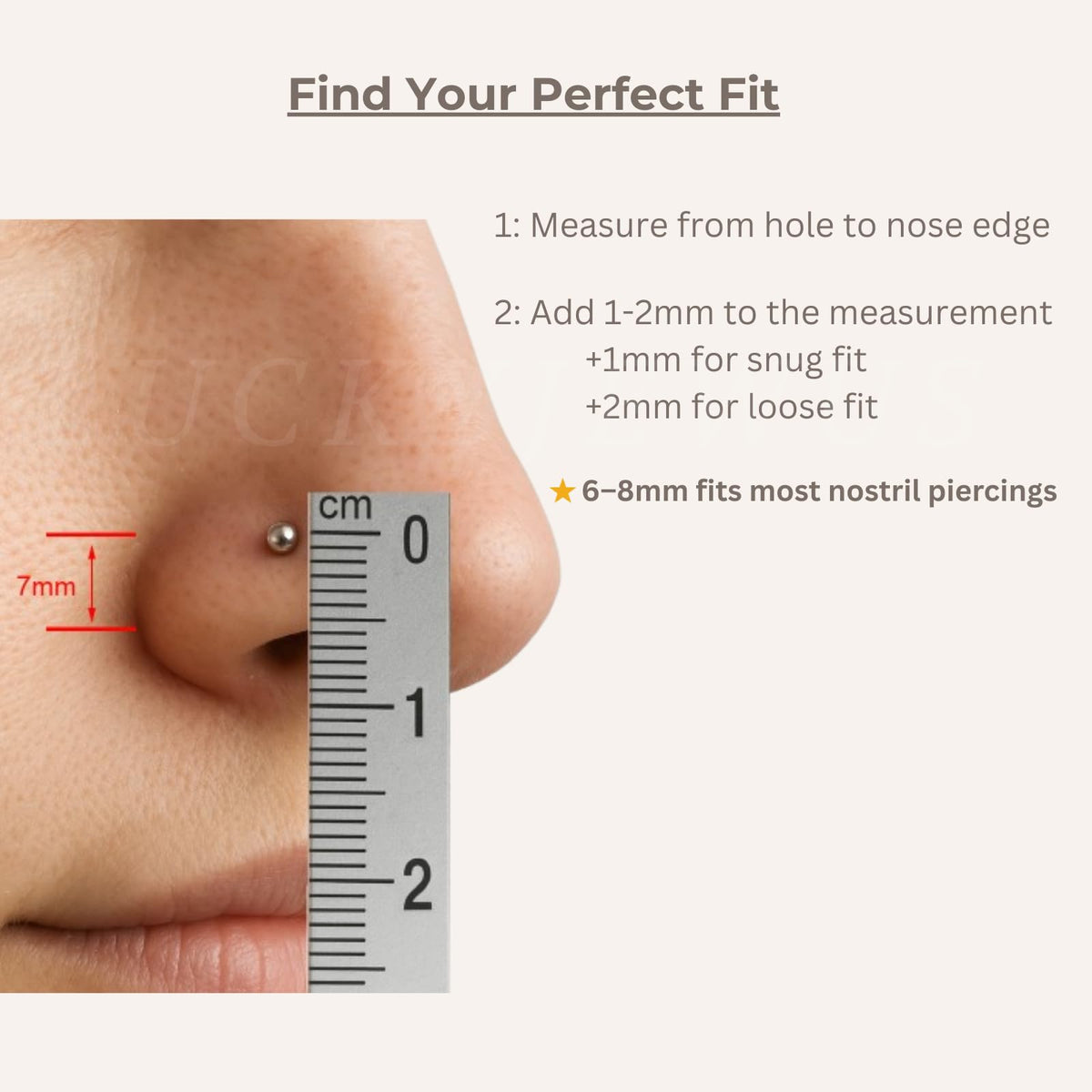 Double Hoop Nose Ring, 14K Gold Filled/Sterling Silver,20G/22G,6mm/7mm/8mm