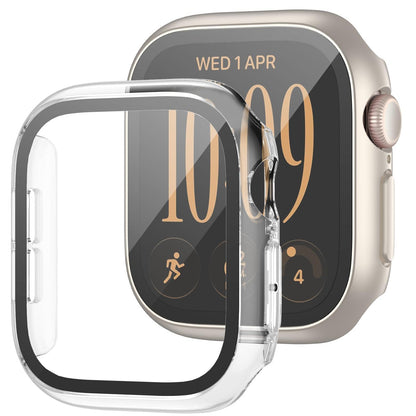 JZK Screen Protector Case for Apple Watch Series 11/10 42mm,Carbon Fibre